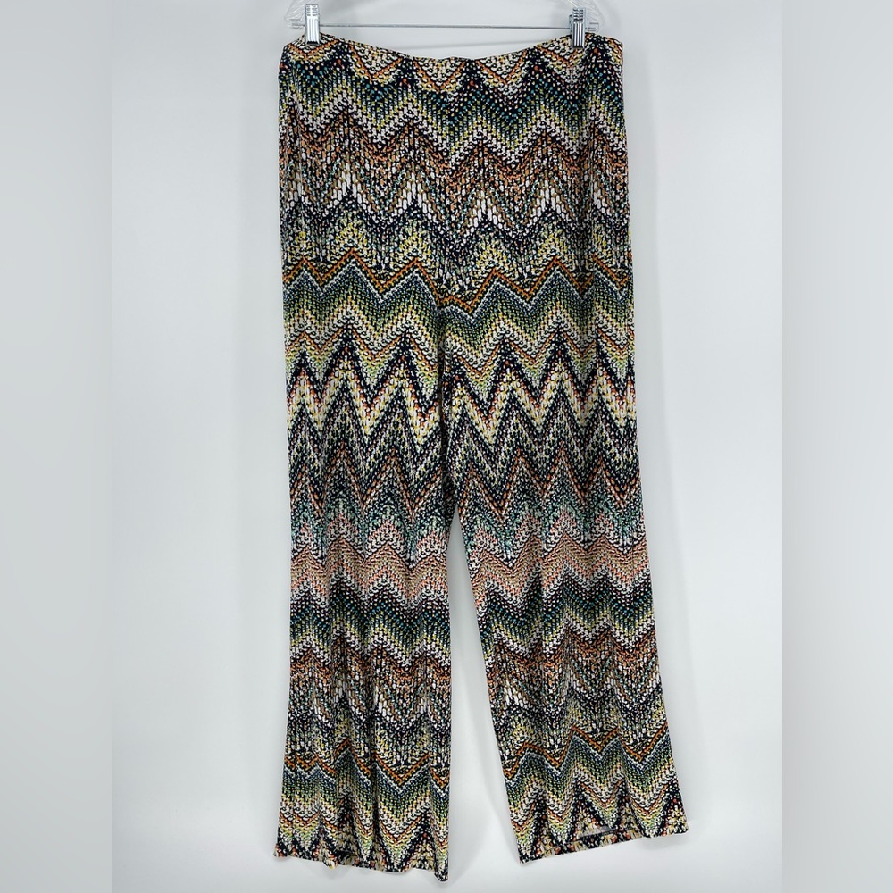 C EST. 1946 Multicolor Stretch Knit Pull-On Pants, Elastic Waist, Women's 18/20W